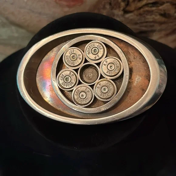 Spinning Revolving Belt Buckle Magnum Handcrafted 2001 - Picture 1 of 6